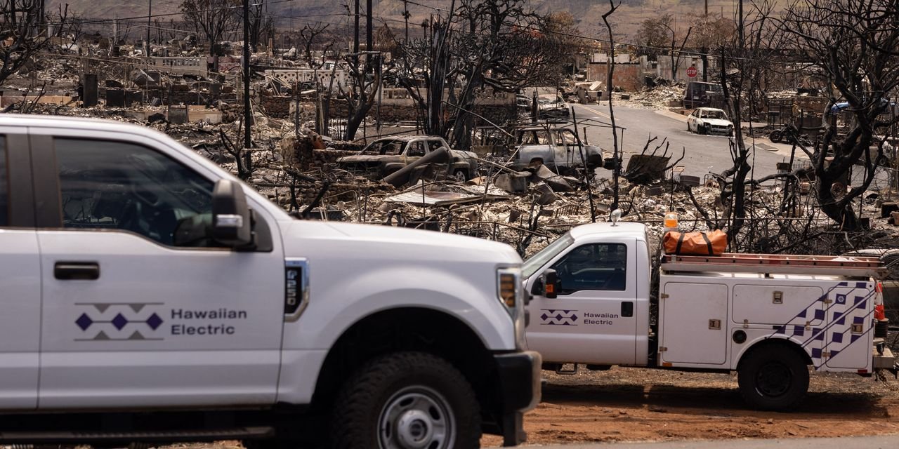 Hawaiian Electric faces claims for fire damage.  Remember the PG&E bankruptcy.